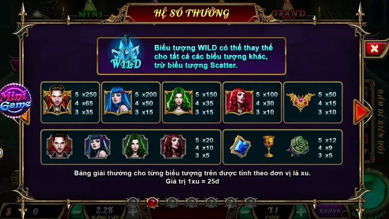 Nổ Hũ Bá Tước Quyền Năng Tại RikVip Chinh Phục Lâu Đài Ma Cà Rồng Đỉnh Cao