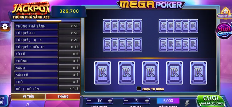 Mega Poker Tại RikVip Đấu Trường Tố Bài Trực Tuyến Kịch Tính Tột Đỉnh