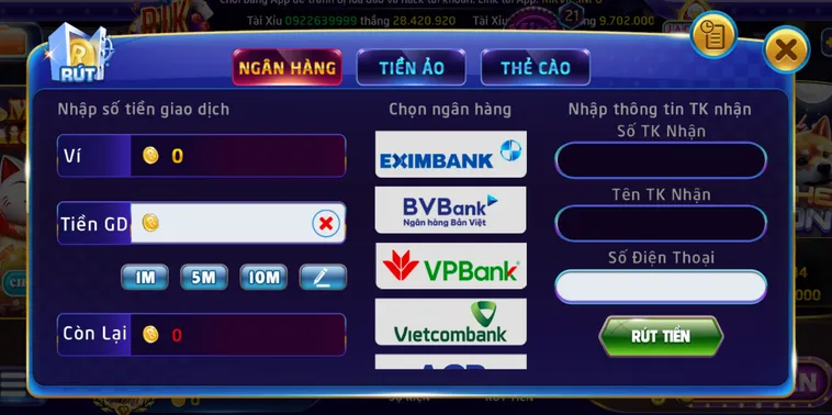 Rút Tiền RikVip Bí Kíp Giải Ngân Lợi Nhuận Thần Tốc An Toàn Tuyệt Đối