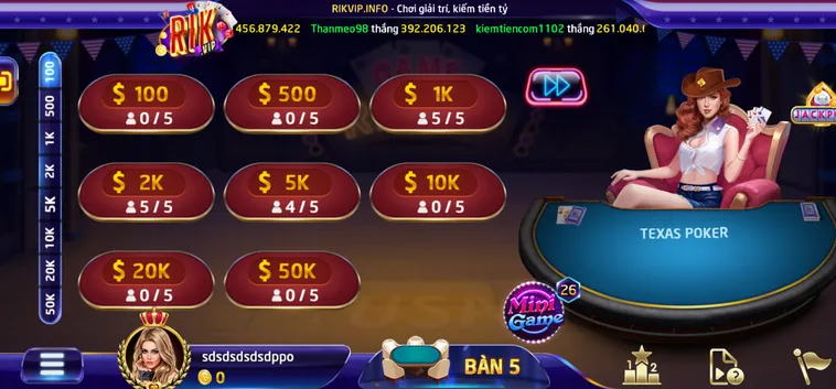 Texas Poker Tại RikVip Đấu Trường Trí Tuệ Thượng Đỉnh Cho Các Nhà Đầu Tư Sành Sỏi