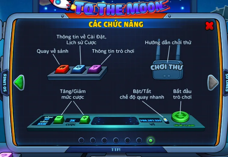 Phao Du Vũ Trụ Bao La Cùng Siêu Phẩm Nổ Hũ To The Moon Tại RikVip Kiệt Tác
